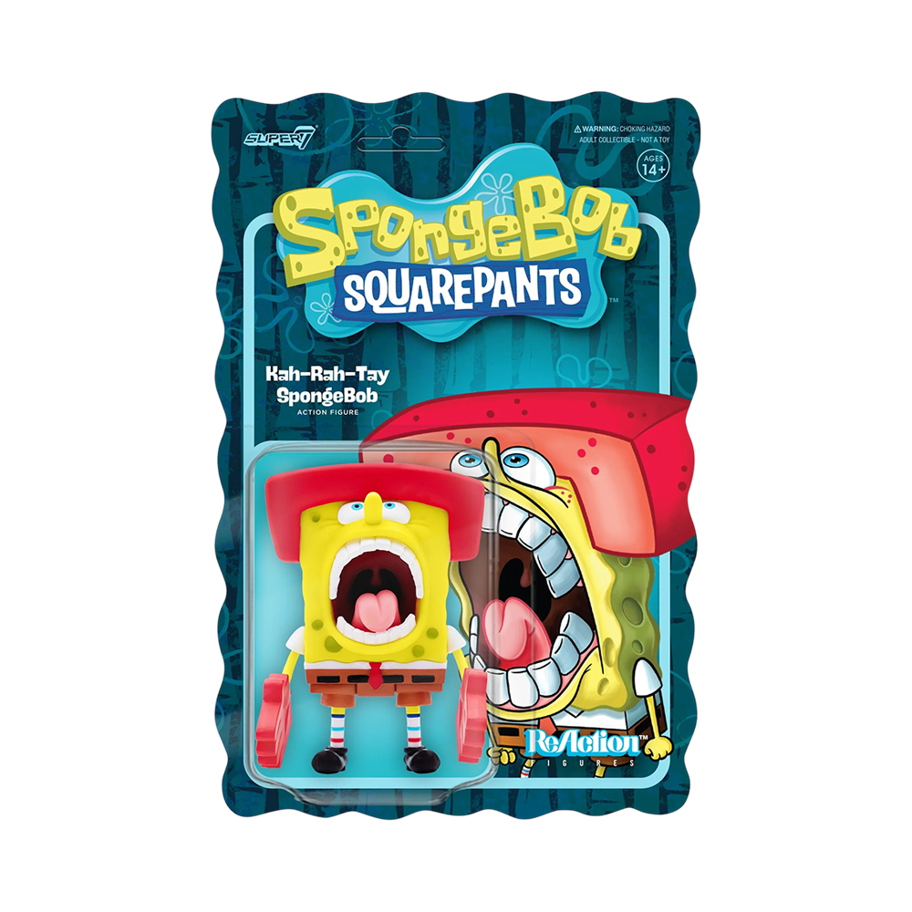 Figura Super 7 Spongebob Squarepants Reaction Kah-rah-tay Spongebob 1108