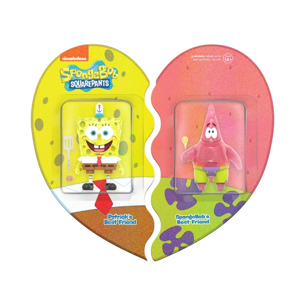 Pack de Figuras Super 7 Nickelodeon Spongebob Squarepants
