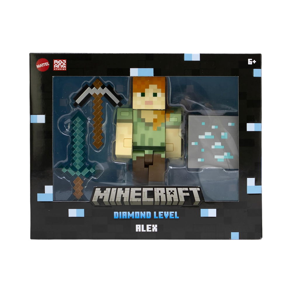 Brinquedo Mattel Minecraft Diamond Level Alex HLN39