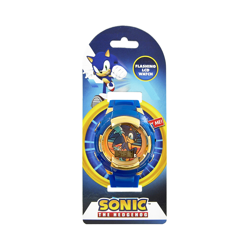 Relógio Digital Sonic The Hedgehog SNC4199MBOI Azul/dourado