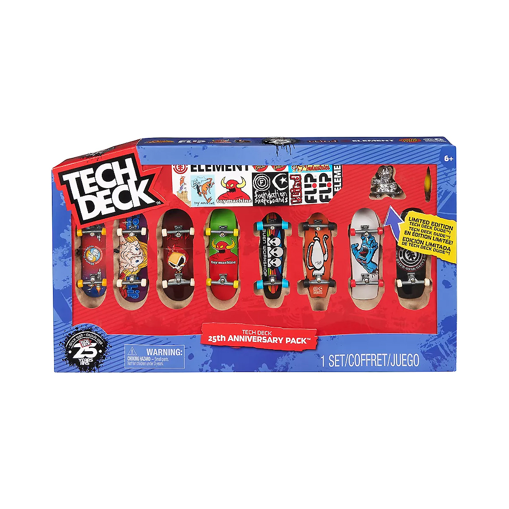 Kit de Jogo Spin Master Tech Deck 25TH Anniversary Pack 6067138