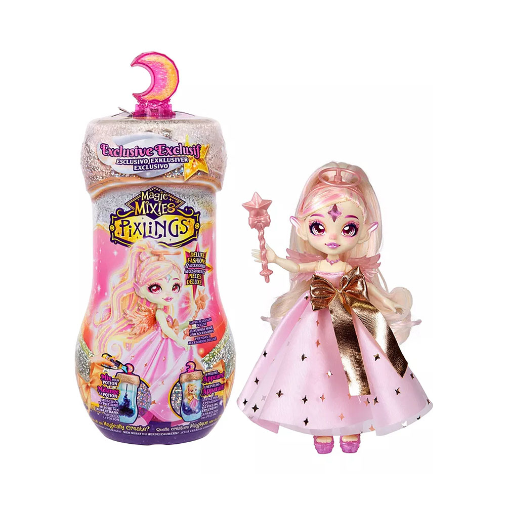 Boneca Moose Toys Magic Mixies Pixlings Angelica Pixling Potion Pack Golden Angel 14975