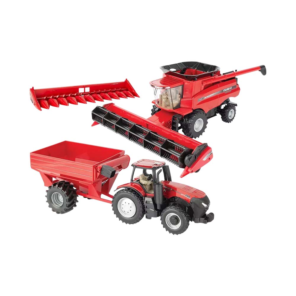 Kit de Brinquedo Tomy Case IH Agriculture Everyday Play Harvesting Set 47357