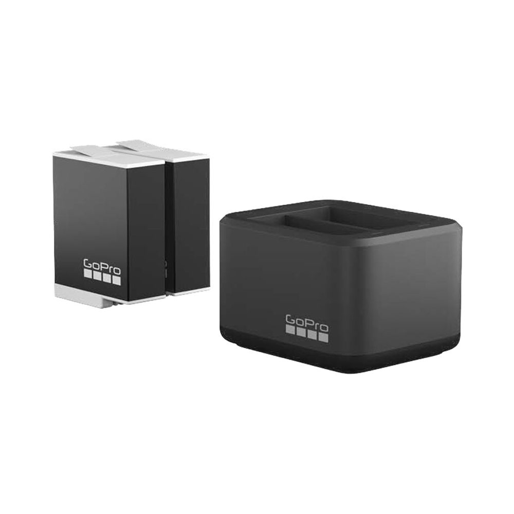 Carregador Duplo de Bateria Go-pro ADDBD-211 3 Peças