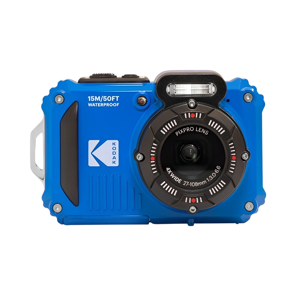 Câmera Kodak Pixpro WPZ2 Blue Pacote com 2 Baterias e Cartão Micro SD 16GB