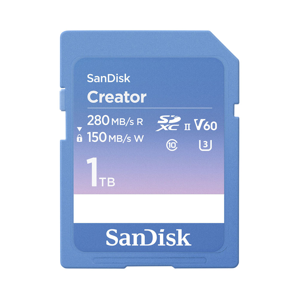Cartão de Memória Sandisk Creator Series Uhs-ii Sdxc 1TB