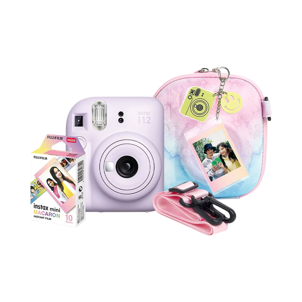 Kit Câmera Instantânea Fuji Instax Mini 12 Purple