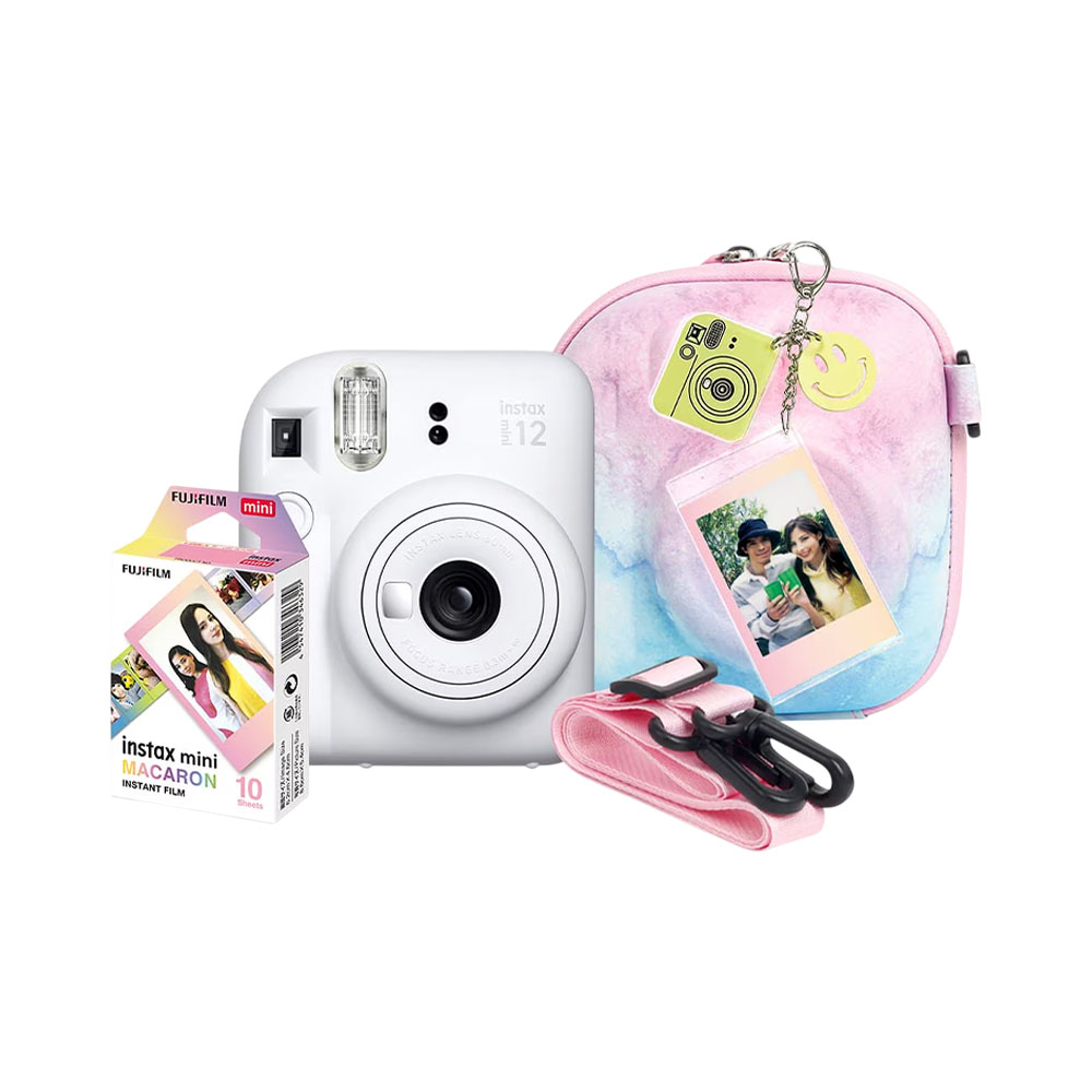 Kit Câmera Instantânea Fuji Instax Mini 12 White
