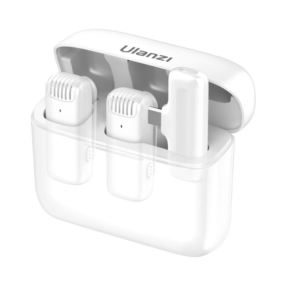 Ulanzi J12 Microfone Sem Fio Tipo C Branco