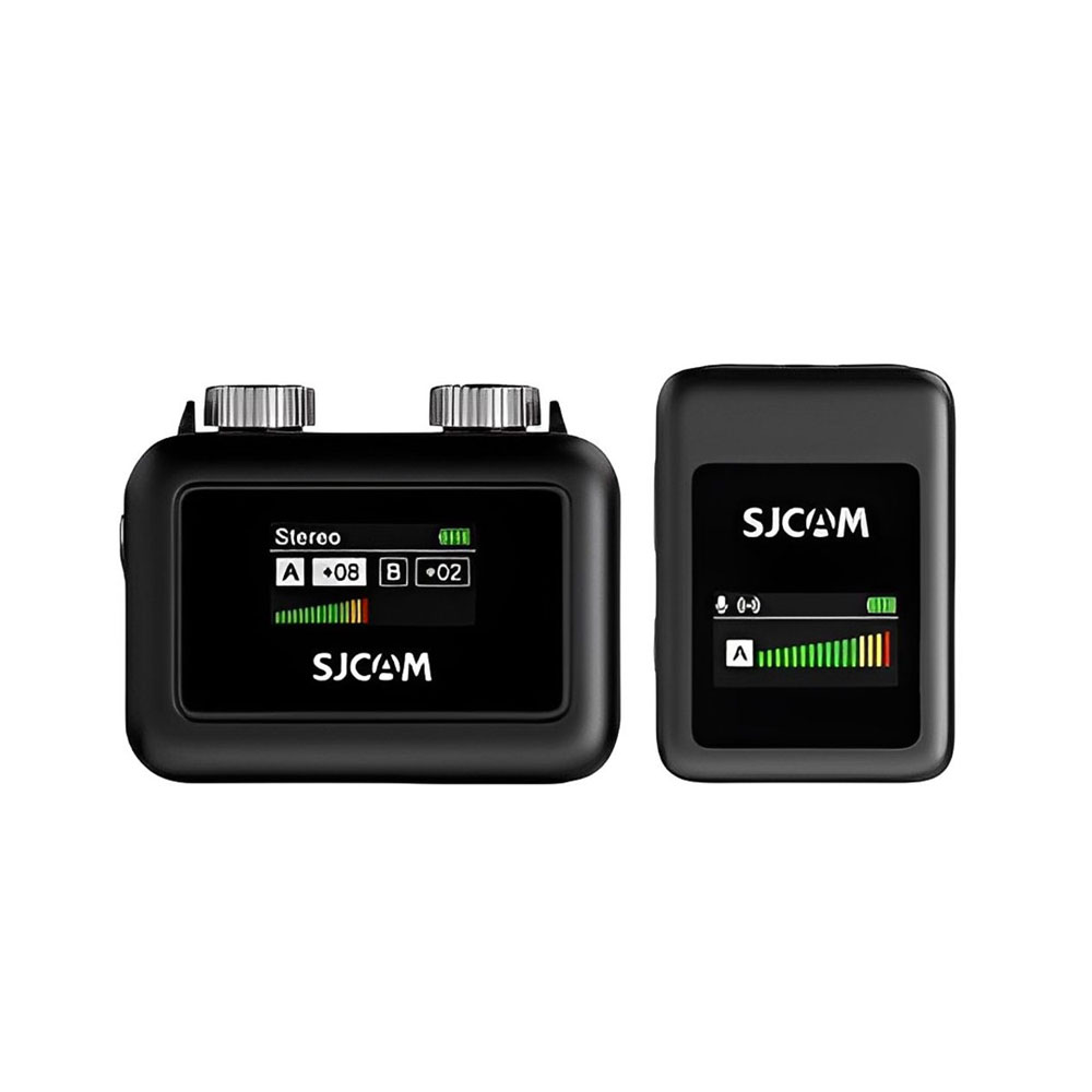 Microfone Sem Fio Sjcam M1 1TX + 1RX Preto