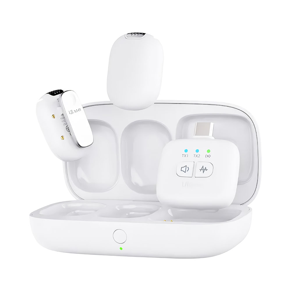 Microfone Ulanzi Tinymic A30 Branco