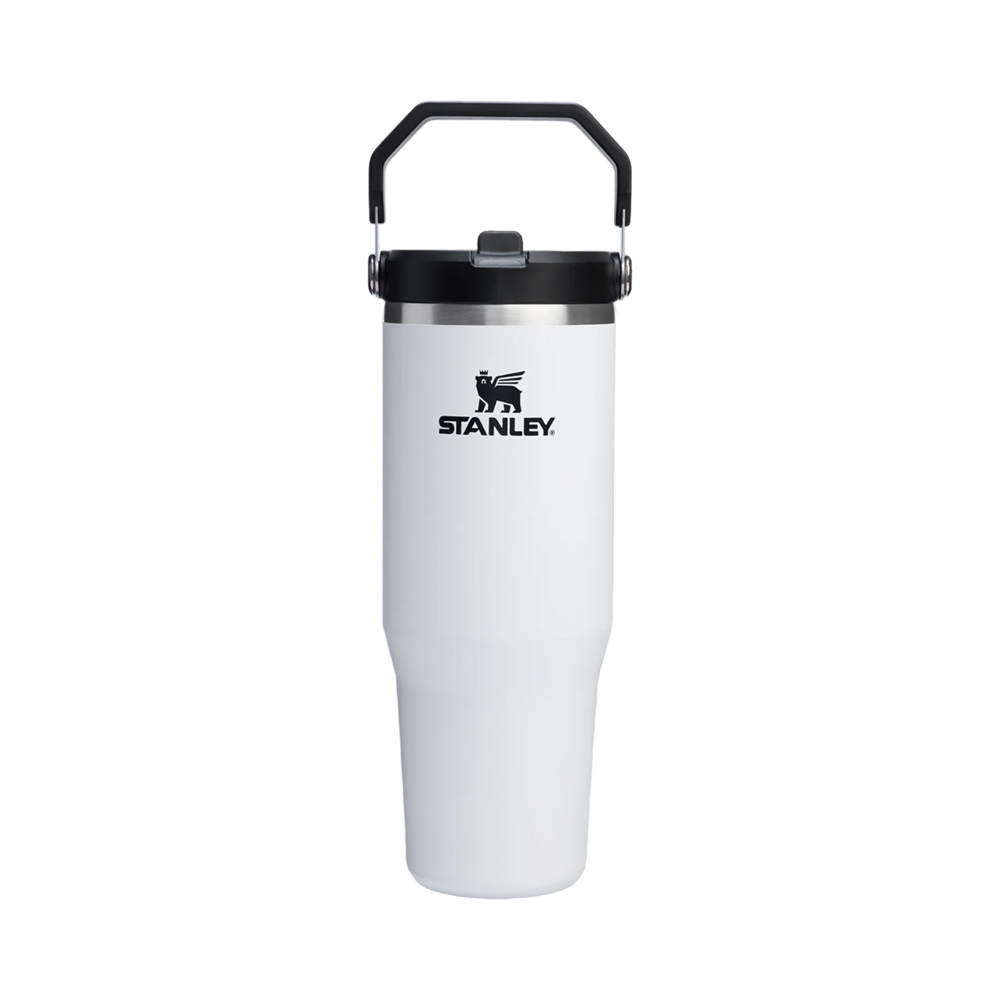 Garrafa Térmica Stanley Flip Straw Tumbler 887ML Chalk