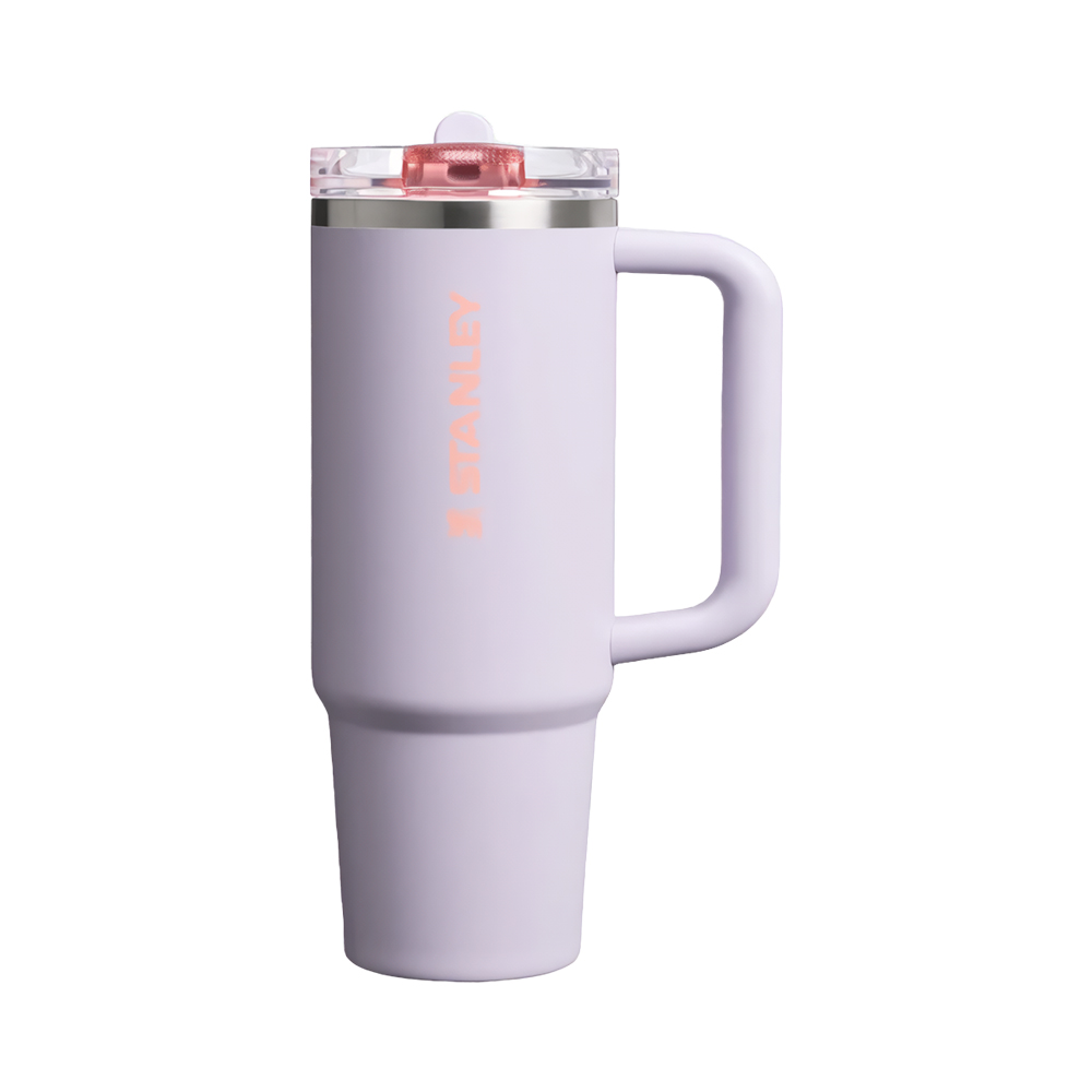 Copo Térmico Stanley Quencher Protour Flip Straw 887ML Orchid Glimmer