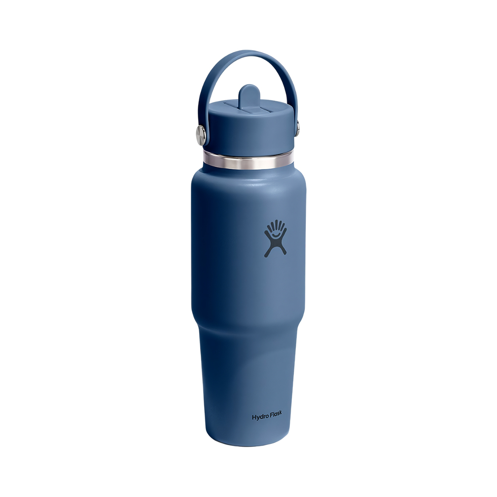 Garrafa Térmica Hydro Flask Flex Straw Travel 709ML Harbor Blue