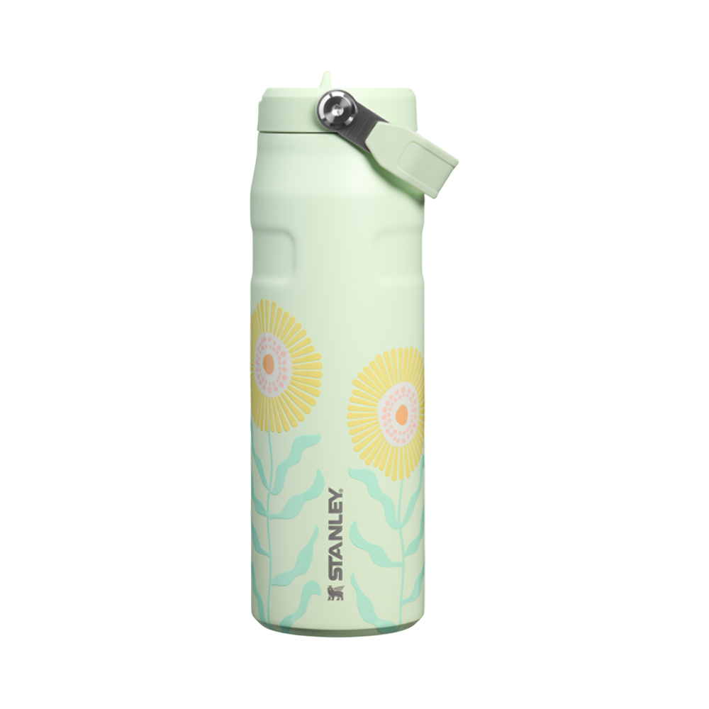 Garrafa Térmica Stanley Aerolight Flip Honeydew Garden 473 ML