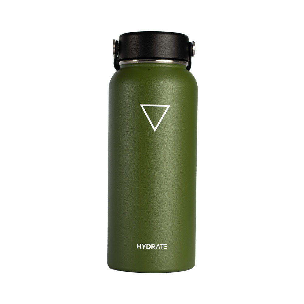 Garrafa Térmica Hydrate 600 Verde Militar 946ML
