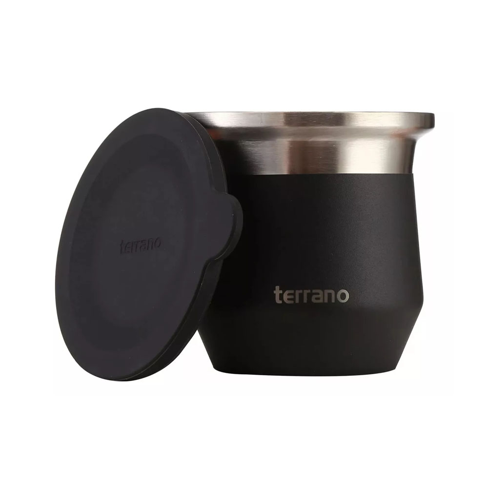Cuia Térmica Terrano Flap Preto 170ML