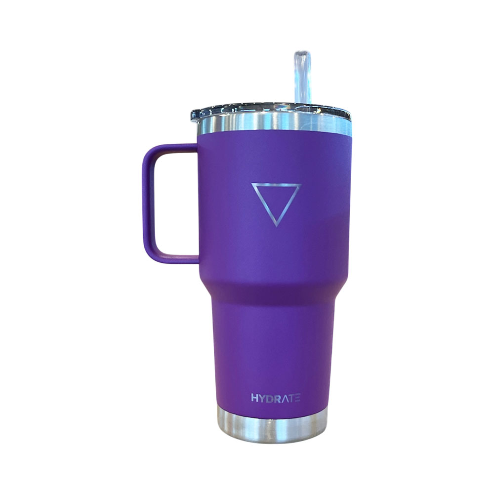 Copo Térmico Hydrate Pico Y Agarre 887ML Violeta