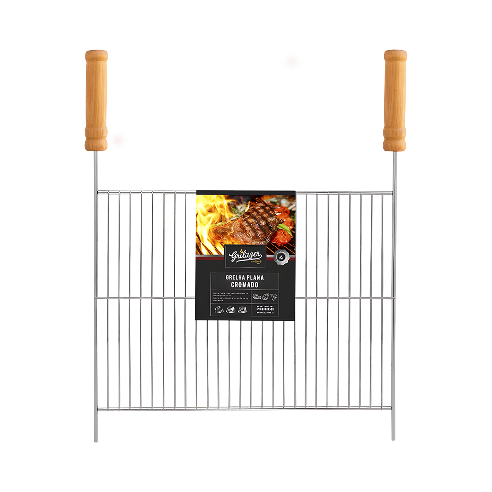 Grelha Grilazer GR01252 Red Plana 40X50 CM