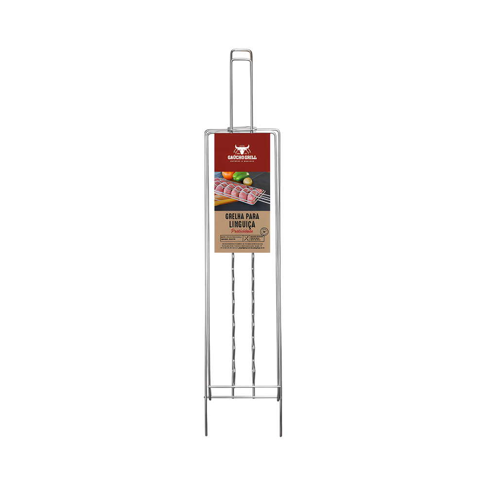 Grelha para Linguiças Grilazer Gaucho Grill 48 CM