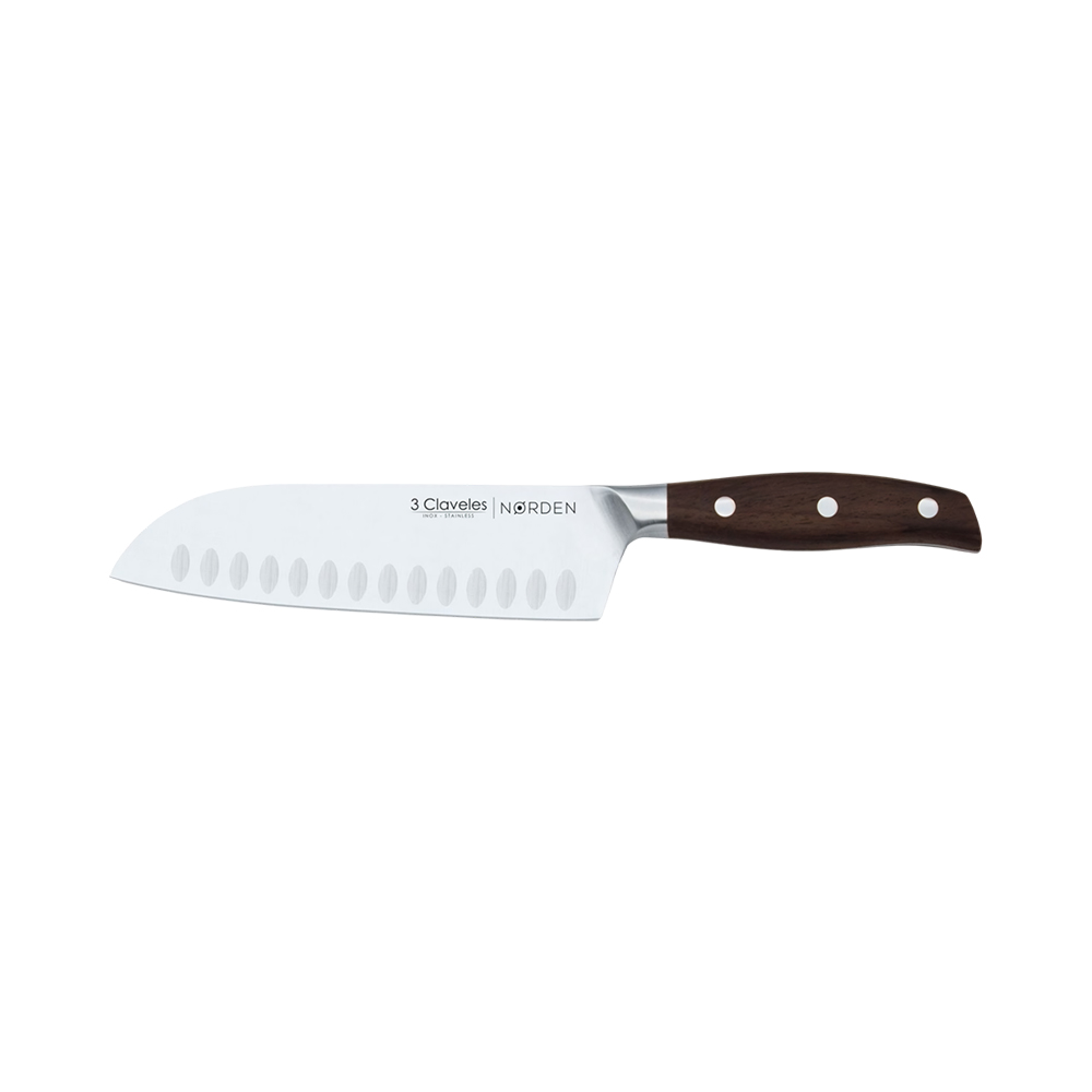 Cuchillo de Cocina 3 Claveles 957 Santoku 18CM