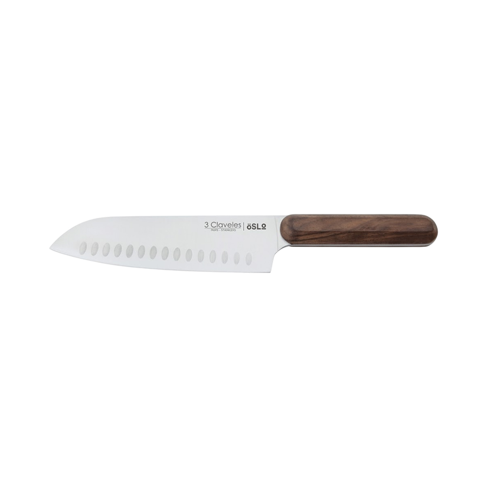 Cuchillo de Cocina 3 Claveles 1433 Santoku Oslo 17,5CM
