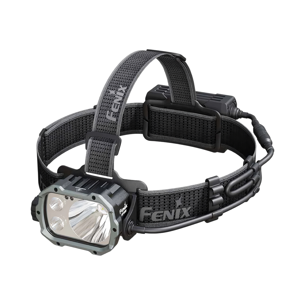 Lanterna Frontal Profissional Fenix HP35R Preto.