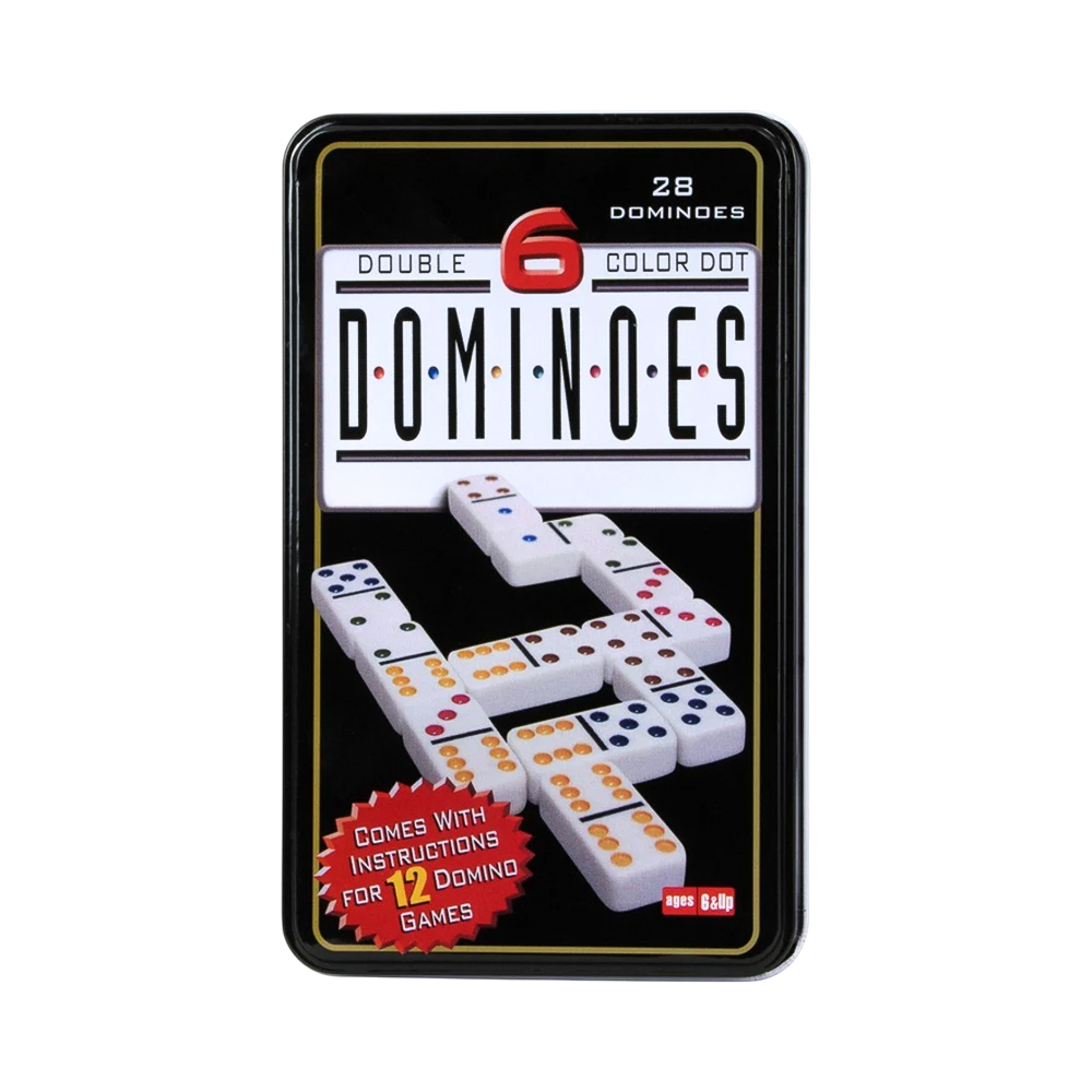 Jogo de Mesa Milan Dominó Double 6 Color Dot