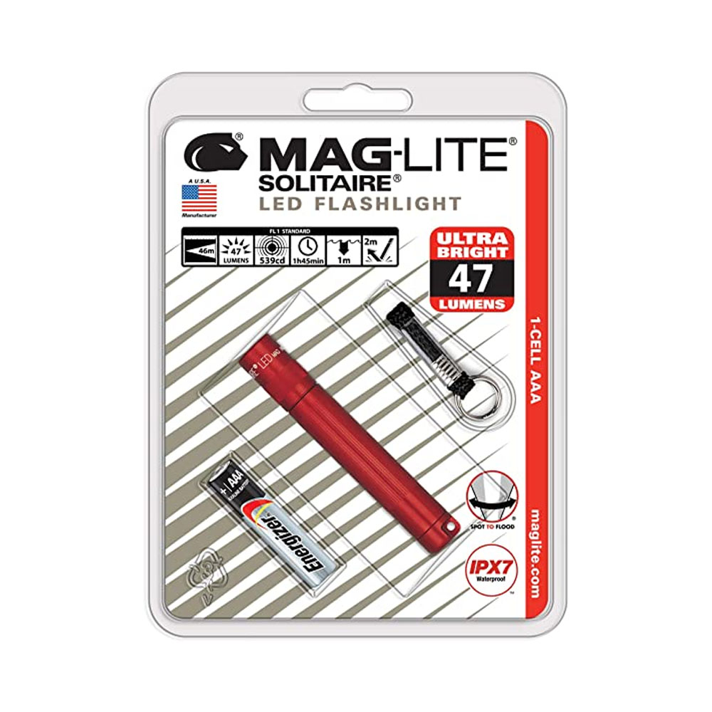 Linterna Maglite SJ3A036 Rojo
