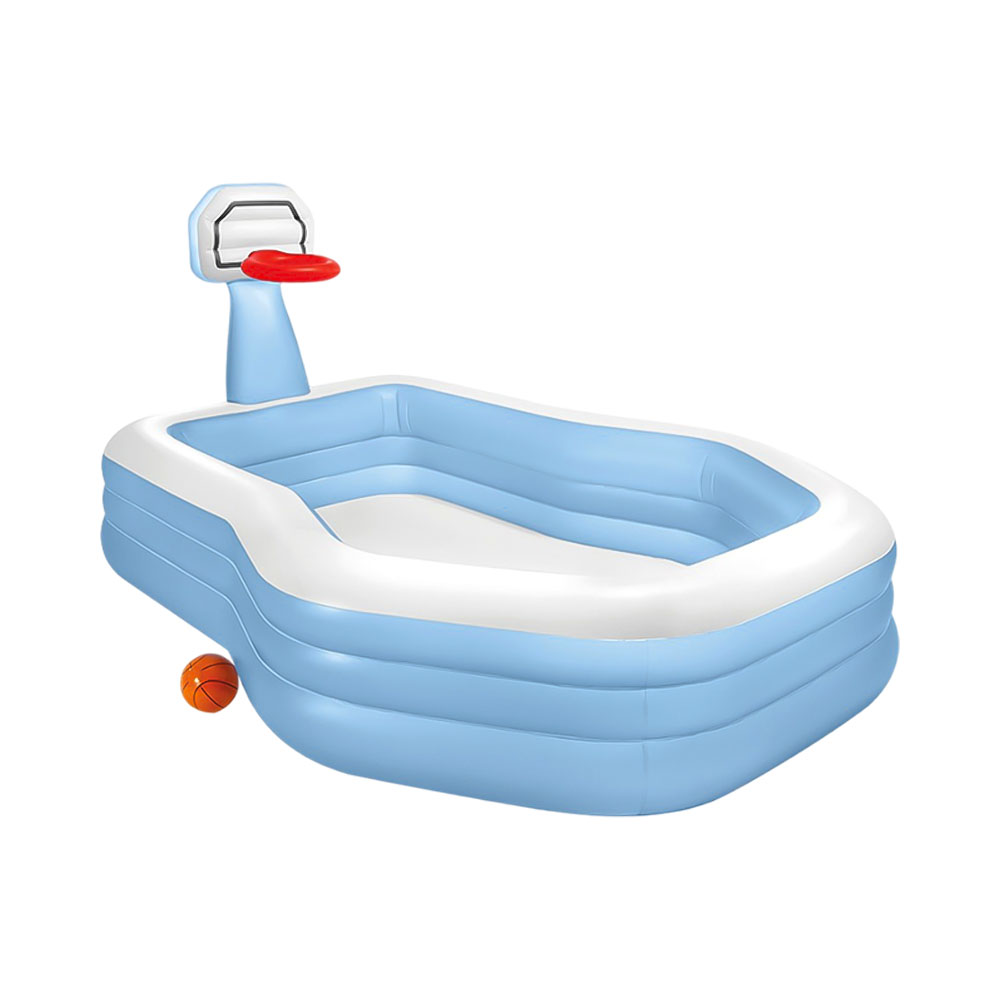 Piscina Inflável Intex 57183 com Cesta de Basketball 682 L