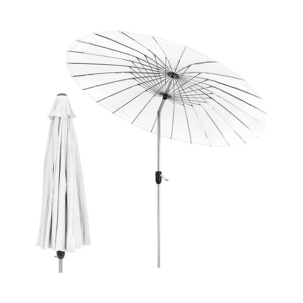 Guarda Sol de Jardim Kpm FD1000060 2,7 X 2,4 M Branco