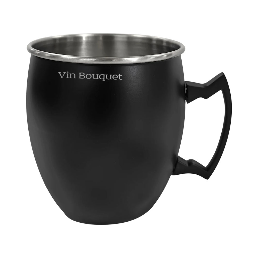 Caneca Moscow Mule Vin Bouquet Fik 1470 450ML Preto