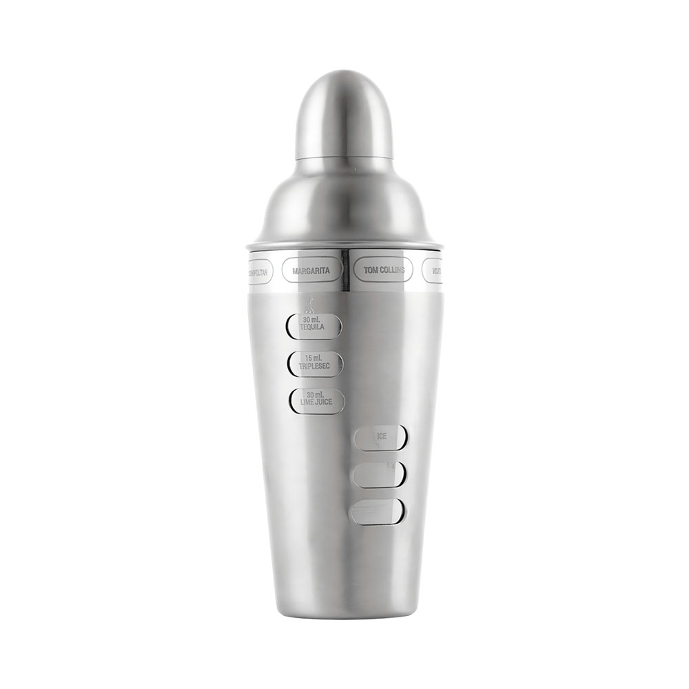 Coqueteleira com Receitas Luxor LX-609310 750ML Prata