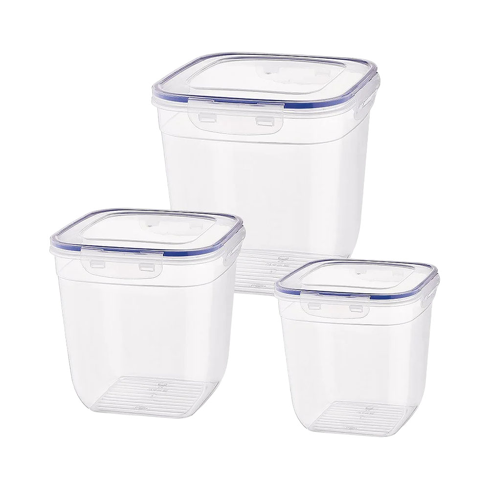 Conjunto de Potes Bager COOK&amp;LOCK BG-592 3 Peças