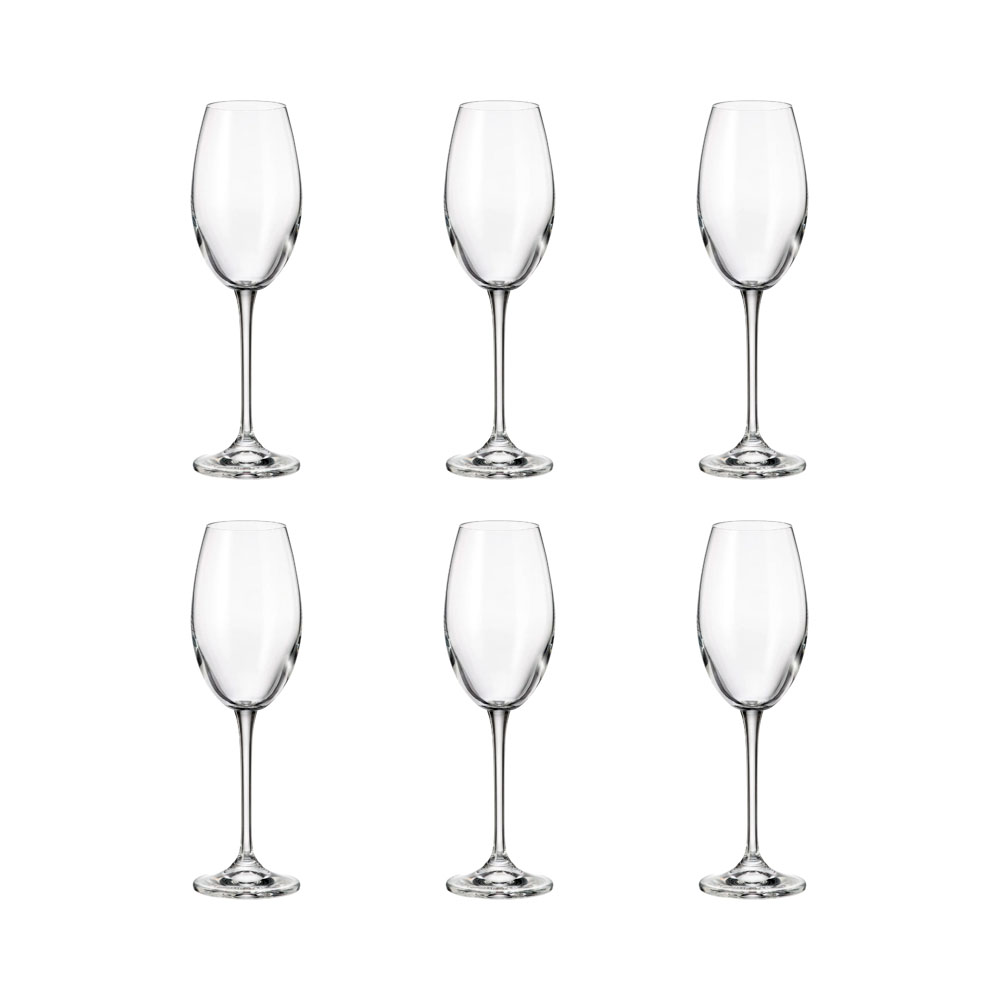 Conjunto de Taças para Vinho Bohemia Fulica 300ML 6 Peças