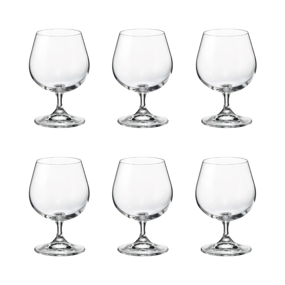 Conjunto de Taças para Conhaque Bohemia Sylvia 400ML 6 Peças