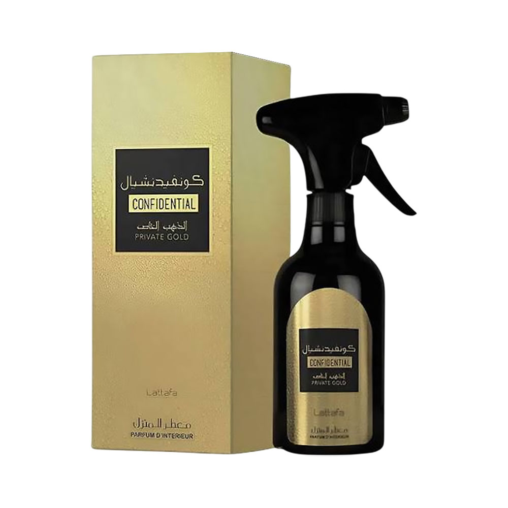 Perfume para Ambientes Lattafa Confidential Private Gold 450ML