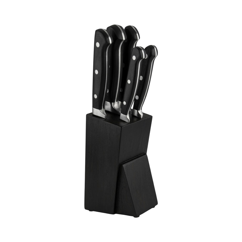 Jogo de Facas Luxor LX-7GS02 Preto 5 Peças