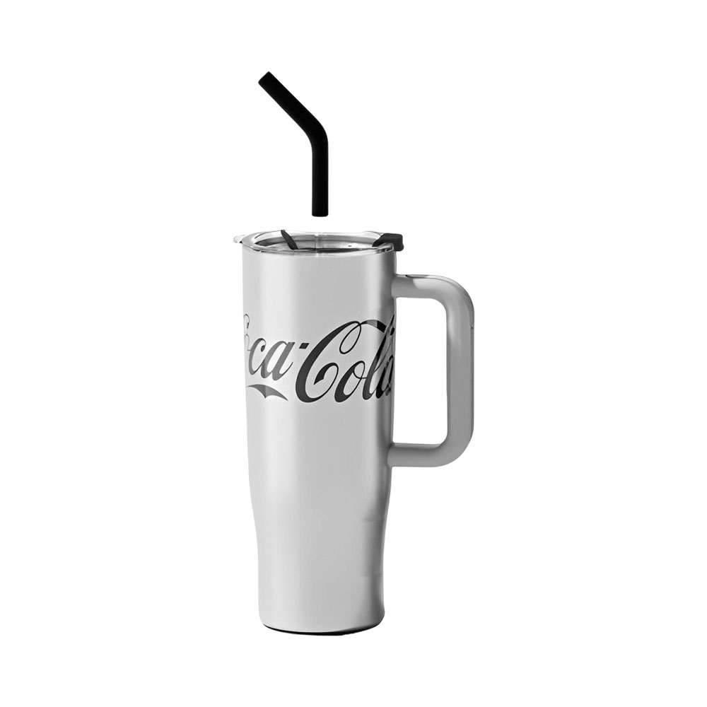 Copo Térmico Coca-cola NS1200B1 com Canudo 1200ML Cinza