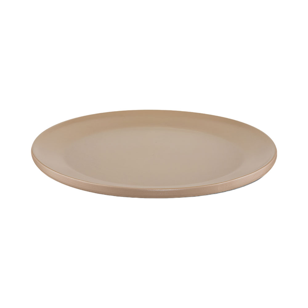 Prato para Servir de Cerâmica Regas 77264 32 CM Bege