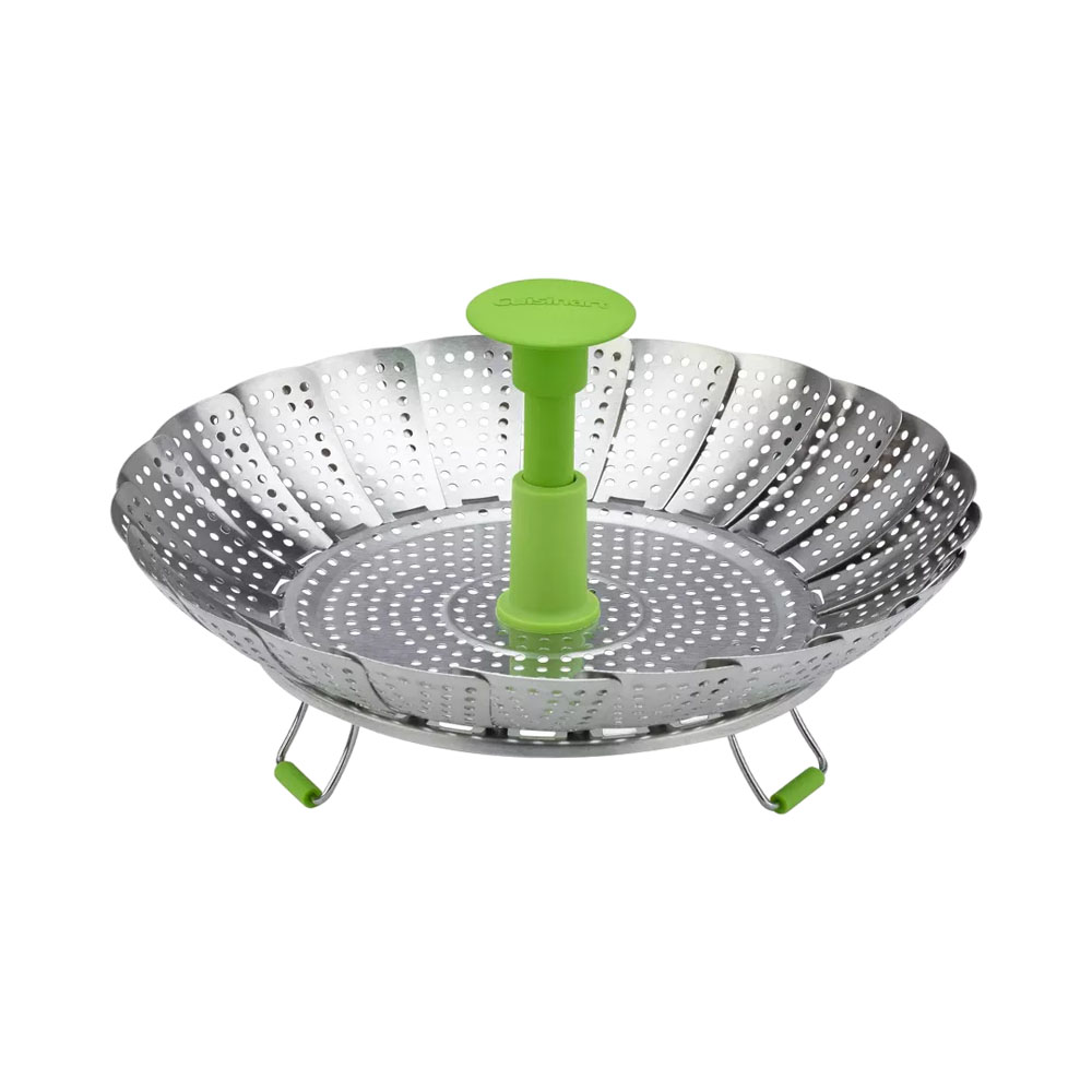 Vaporizador de Aço Inoxidável Cuisinart CTG-00-SS 10.5" Prata - Verde