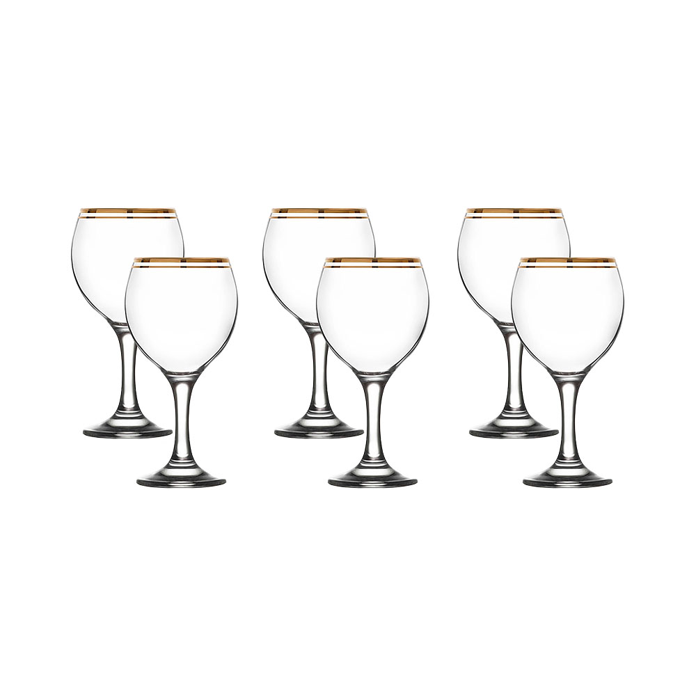 Conjunto de Taças para Vinho Lav Atlantica Misket MIS549 210ML 6 Peças