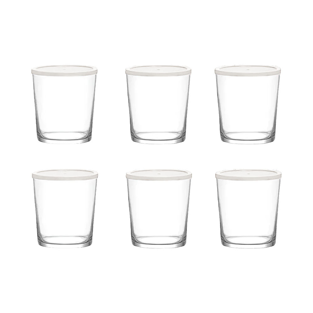 Conjunto de Potes Lav Bodega BDG386 345ML Branco 6 Peças