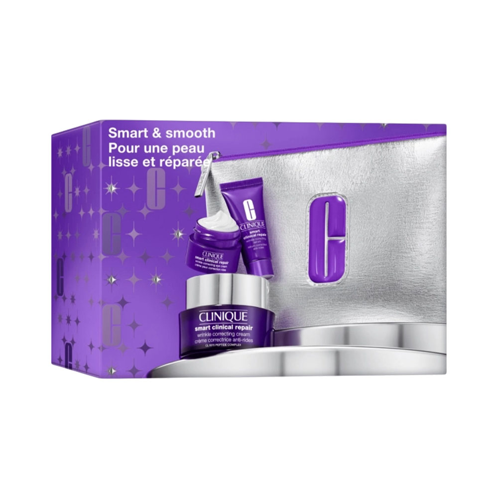 Set de Cosméticos Clinique Smart &amp; Smooth Smart Clinical Repair 4 Peças