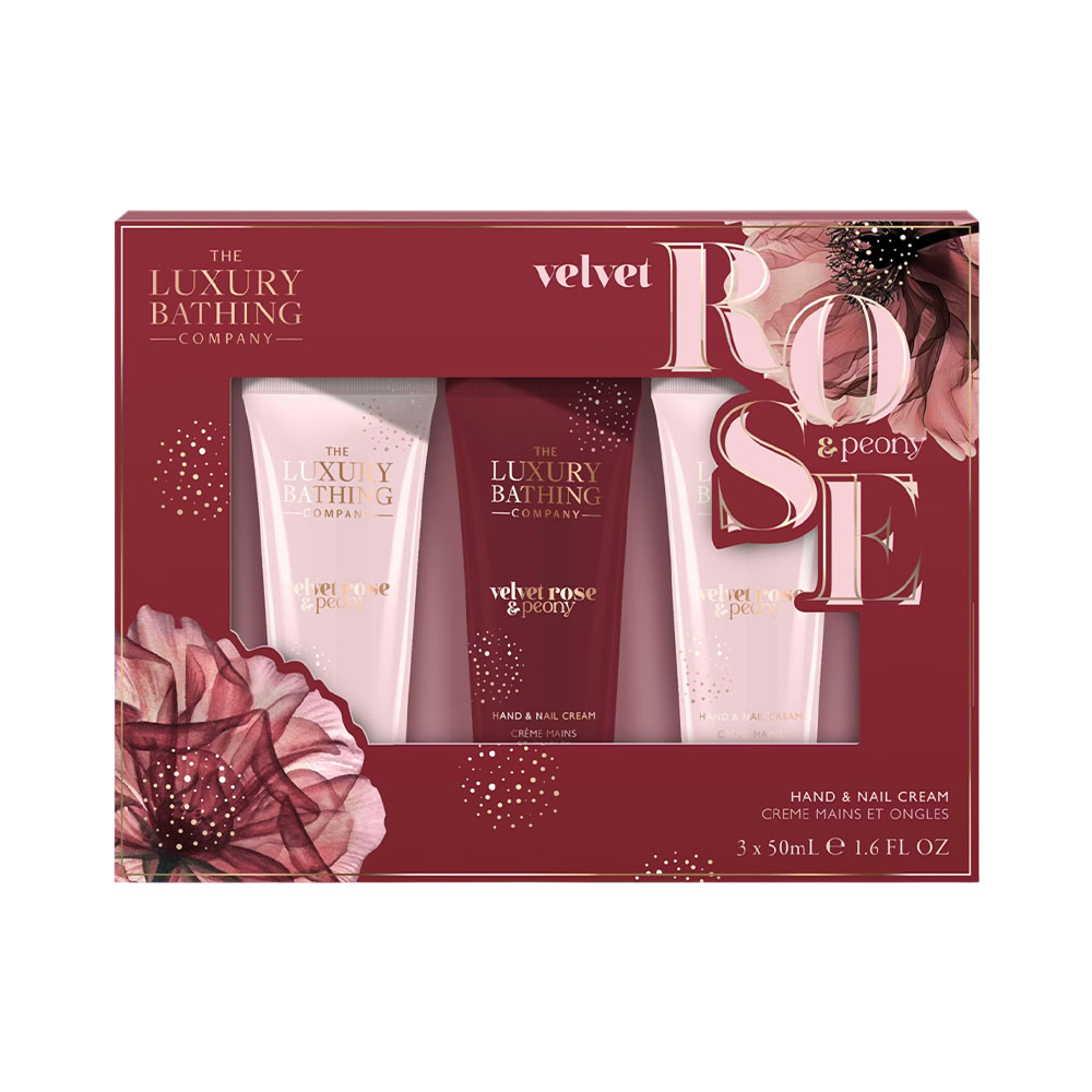 Set Cole Beauty The Luxury Bathing Company Velvet Rose &amp; Peony 3 Peças