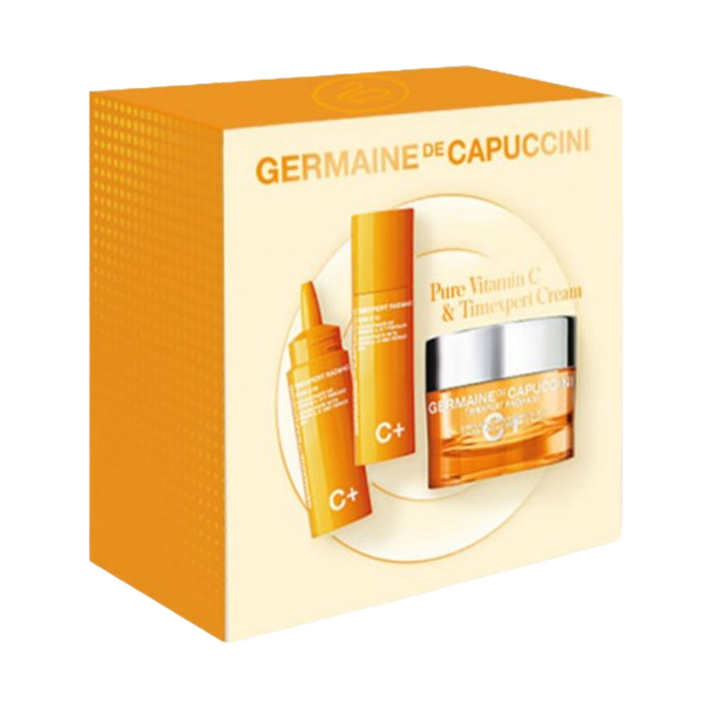 Set de Cosméticos Germaine de Capuccini Timexpert Radiance Rutina Pure C+ 3 Peças