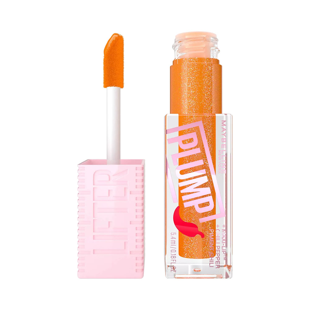 Brilho Labial Maybelline Lifter Plump Chili 008 Hot Honey 5.4ML