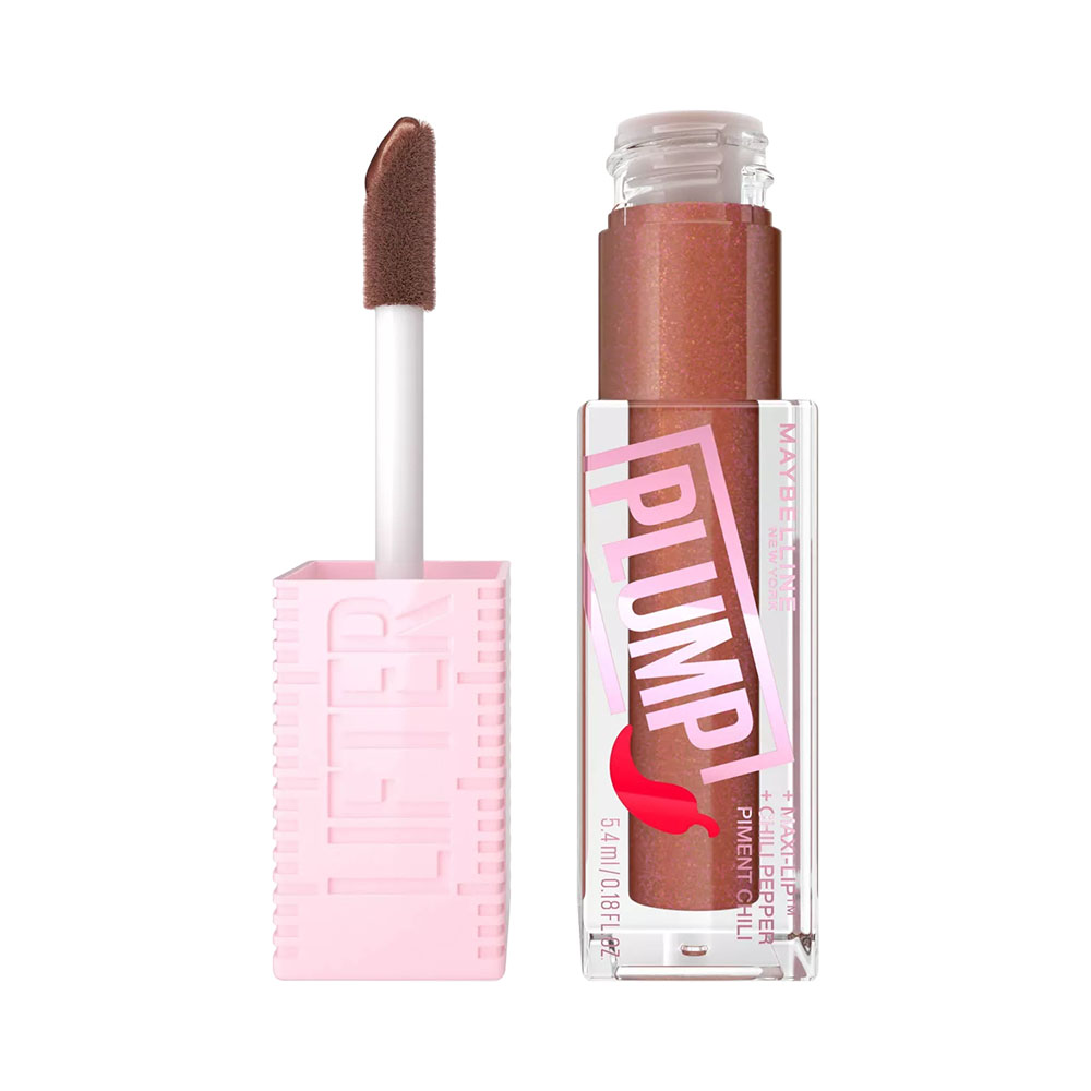 Brilho Labial Maybelline Lifter Plump Chili 007 Cocoa Zing 5.4ML