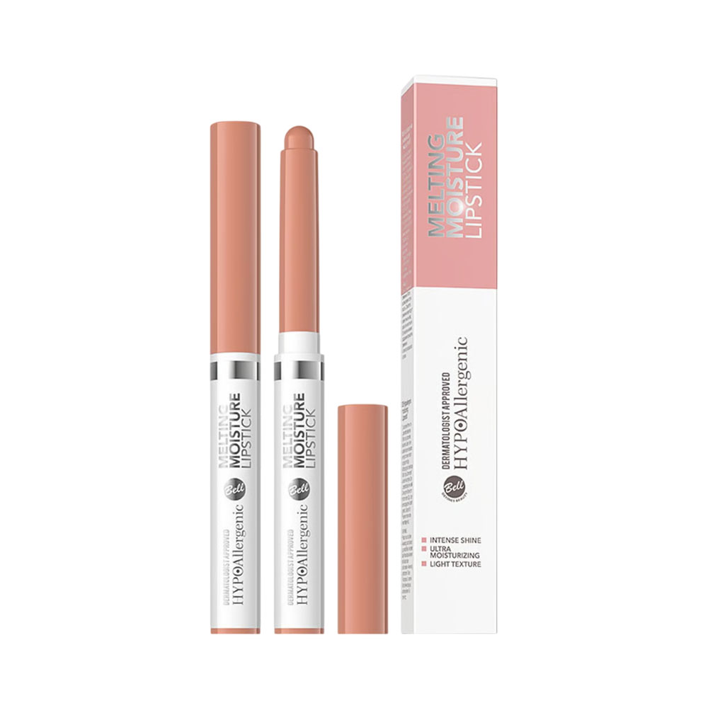 Lápis Labial Bell Hypoallergenic Melting Moisture 001 Soft Cream 1,5GR