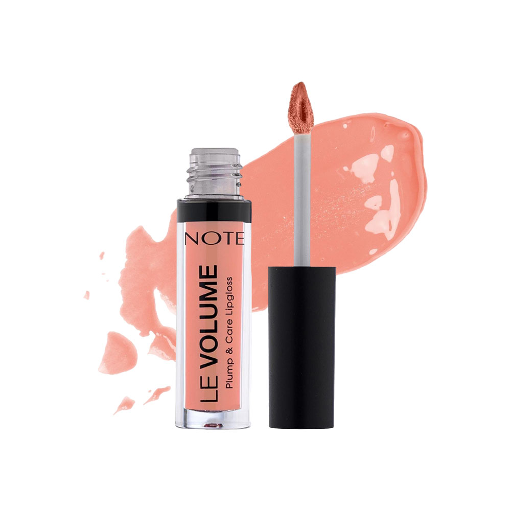 Brilho Labial Note LE Volume Plump &amp; Care 15 Peachy Drop 2.2ML